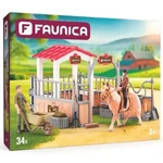 Kép 1/6 - Faunica: Istálló lóval és kiegészítőkkel – Woodyland