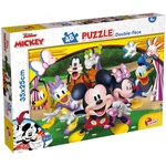 Kép 1/3 - Mickey egér 2 az 1-ben 48 db-os puzzle és színező 35×25 cm – Lisciani