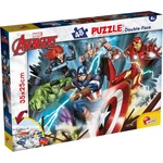 Kép 1/2 - Bosszúállók 2 az 1-ben 48 db-os puzzle és színező 35×25 cm – Lisciani