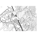 Kép 2/2 - Pókember 2 az 1-ben 108 db-os puzzle és színező 50×35 cm – Lisciani