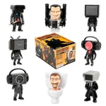 Kép 2/2 - Skibidi Toilet WC meglepetés figura szett 1 db