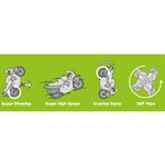 Kép 2/2 - Spin Bikes Mini motor többféle változatban – Comansi