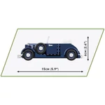 Kép 3/3 - COBI: Horch 830 BK Cabriolet autó építőjáték (2262)