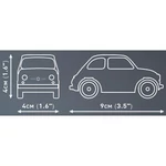 Kép 3/4 - COBI: Fiat Abarth 595 építőjáték (24514)