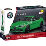 Kép 1/3 - COBI: Alfa Romeo Giulia Quadrifoglio zöld építőjáték (24605)