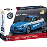 Kép 1/4 - COBI: Alfa Romeo Giulia Quadrifoglio rendőrautó építőjáték (24606)