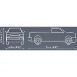 Kép 5/5 - COBI: Dodge RAM 2500 építőjáték (24610)