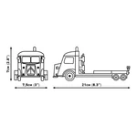 Kép 4/5 - COBI: Citroen Type H Car Transporter &amp; 2CV Type AZ autó építőjáték (24627)