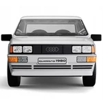 Kép 2/5 - COBI: Audi Quattro 1980 fehér autó építőjáték (24665)