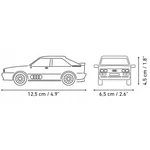 Kép 4/5 - COBI: Audi Quattro 1980 fehér autó építőjáték (24665)