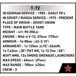 Kép 7/10 - COBI: Armed Forces T-72 (East Germany/Soviet) harckocsi építőjáték (2625)