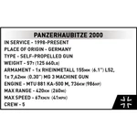 Kép 7/8 - COBI: Armed Forces Panzerhaubitze 2000 építőjáték (2628)