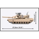 Kép 4/6 - COBI: Armed Forces M1A2 Abrams építőjáték (2632)
