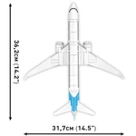 Kép 6/6 - COBI: Boeing 737–8 építőjáték (26608)