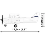 Kép 4/5 - COBI: Cessna 172 Skyhawk fehér építőjáték (26620)