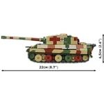 Kép 5/5 - COBI: Pz.Kpfw. VI B Tiger II „Királytigris” építőjáték (2732)