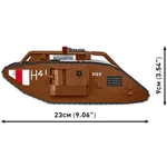 Kép 8/8 - COBI: Mark V (Male) No. 9199 építőjáték (2995)