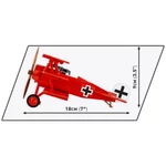 Kép 4/4 - COBI: Fokker Dr. I „Vörös báró” építőjáték (2996)