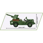 Kép 4/6 - COBI: WW II 37mm GMC M6 Fargo építőjáték (3116)