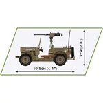 Kép 6/7 - COBI: Willys MB harckocsi építőjáték (3133)