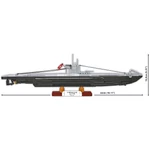 Kép 5/7 - COBI: WW II U-Boot U-52 (Type VIIB) hajó építőjáték (4852)