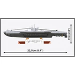 Kép 4/5 - COBI: WW II U-Boot VIIB U-47 építőjáték (4858)