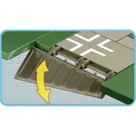 Kép 4/6 - COBI: Messerschmitt Me 262 A-1a repülőgép építőjáték (5721)
