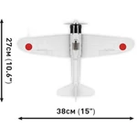 Kép 6/7 - COBI: Mitsubishi A6M2 Zero‑Sen repülőgép építőjáték (5729)