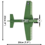 Kép 7/8 - COBI: Mustang P-51D vadászrepülőgép építőjáték (5860)