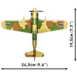 Kép 5/5 - COBI: Fiat G.55 Centauro repülő építőjáték (5867)
