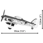 Kép 4/6 - COBI: WW II Focke-Wulf FW 190 F-8 építőjáték (5871)