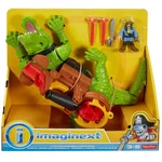 Kép 1/4 - Fisher-Price: Imaginext krokodil és Hook kapitány játékszett – Mattel