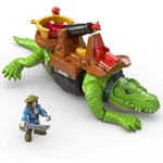 Kép 2/4 - Fisher-Price: Imaginext krokodil és Hook kapitány játékszett – Mattel