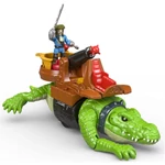 Kép 3/4 - Fisher-Price: Imaginext krokodil és Hook kapitány játékszett – Mattel