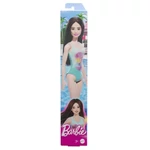 Kép 1/2 - Barbie Beach baba kék színű, flamingó mintás fürdőruhában – Mattel