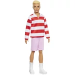 Kép 1/3 - Barbie: Fashionista stílusos Ken baba csíkos pulcsiban – Mattel