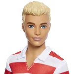 Kép 2/3 - Barbie: Fashionista stílusos Ken baba csíkos pulcsiban – Mattel