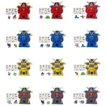 Kép 2/3 - Power Rangers: Micro Morpher Zordok meglepetéscsomag – Hasbro