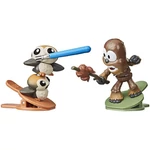 Kép 2/4 - Star Wars Battle Bobblers Porgs vs Chewie csipeszes figura – Hasbro