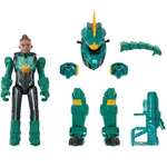 Kép 2/3 - Quantum Heroes: Dinoster Oz akciófigura zöld páncéllal 20 cm