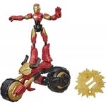 Kép 2/2 - Bosszúállók Bend and Flex Rider Vasember figura motorral – Hasbro