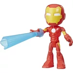 Kép 2/2 - Pókember: Póki és csodálatos barátai Vasember játékfigura kiegészítővel 10 cm – Hasbro