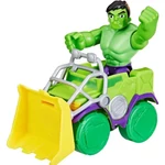 Kép 2/4 - Pókember: Póki és csodálatos barátai – Hulk akciófigura járművel – Hasbro