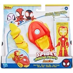 Kép 1/4 - Pókember: Póki és csodálatos barátai – Vasember akciófigura járművel – Hasbro