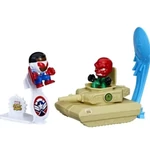 Kép 2/2 - Marvel Stunt Squad: Amerika Kapitány vs. Vörös Koponya kilövőjáték szett – Hasbro