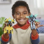 Kép 6/6 - Transformers: Earth Spark – Cyber-Combiner Űrdongó és Mo Malto átalakítható és kombinálható robotfigura – Hasbro