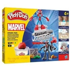 Kép 1/3 - Play-Doh: Marvel Pókember Launch & Slice harci játékszett – Hasbro