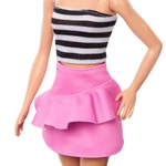 Kép 4/5 - Barbie: Fashionista stílusos baba rózsaszín szoknyában, napszemüveggel – Mattel
