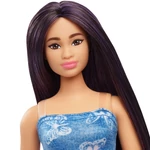 Kép 4/5 - Barbie: Fashionista stílusos baba pillangós ruhában – Mattel