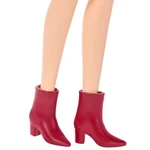 Kép 4/5 - Barbie: Fashionista Barátnők barna hajú stílusos divatbaba leopárdmintás ruhában – Mattel